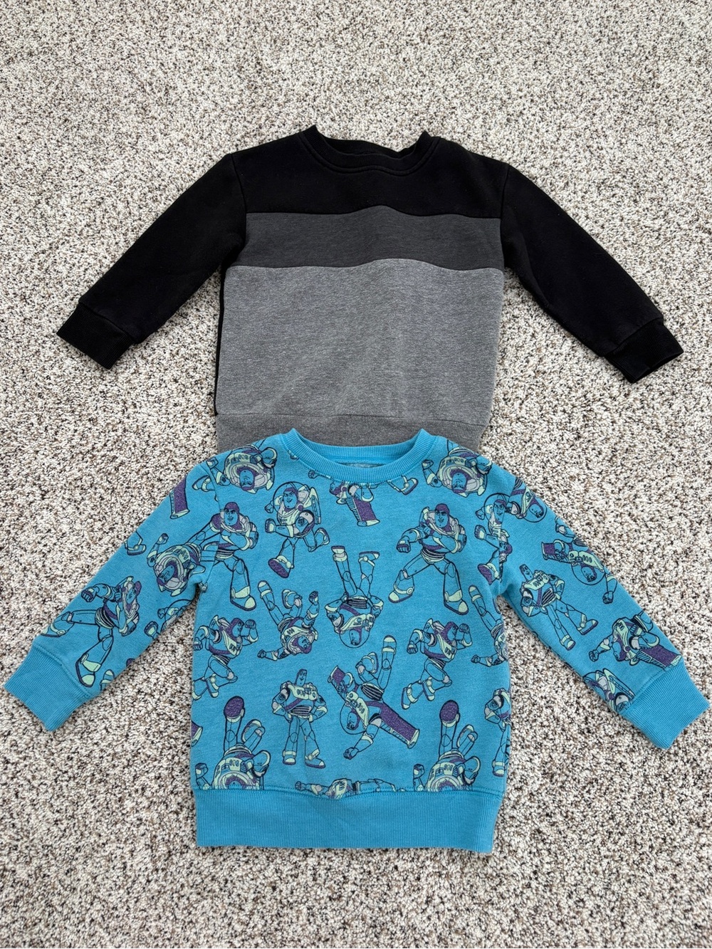 Jumping Beans Toddler Boy Crewneck Fleece Sweatshirt Bundle Lot, 2T